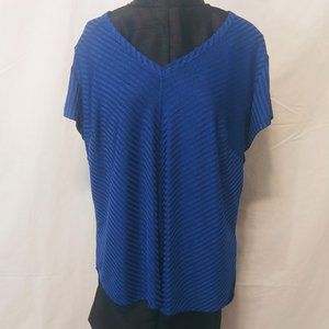 NWT WOMEN'S NYGARD BLUE BLOUSE - SZ:  1X